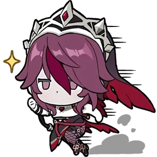 💨 Rosaria Genshin Impact rosaria, genshin impact, charakter, anime, spiel whatsapp sticker