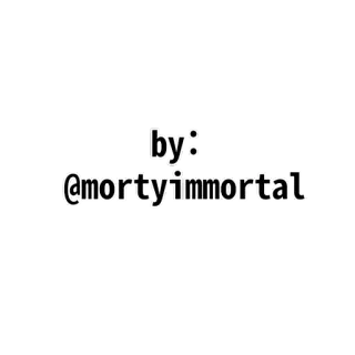 ✏️ by:
@mortyimmortal telegram sticker