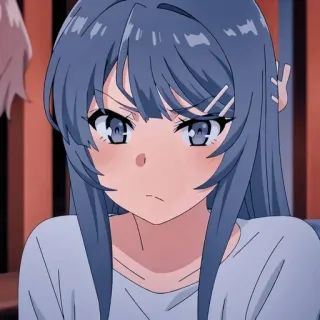 ❤️ Mai Sakurajima Rascal Does Not Dream of Bunny Girl Senpai Anime, Garota, Bunny Girl, Fofa, Sakurajima Mai whatsapp sticker