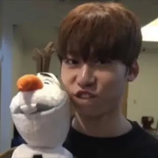 😃 Olaf Frozen Olaf, Frozen, Disney, pupazzo di neve, faccia buffa, giocattolo telegram sticker