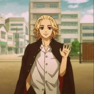 🧀 Mikey Tokyo Revengers Anime, Manga, Charakter, Blonde Haare, Manjiro Sano, Mikey, Tokyo Revengers telegram sticker