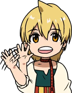 👋 anime, cartoon, manga, chibi, kawaii, illustration, character telegram sticker