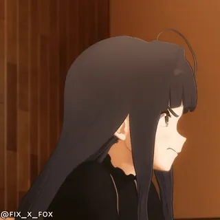 ๐ Chisato Nishikigi Lycoris Recoil anime, manga, anime girl, emotional, reaction, cute, lycoris recoil, chisato nishikigi whatsapp sticker