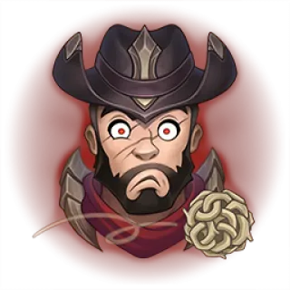 🎮 High Noon Twisted Fate League of Legends high noon, twisted fate, league of legends, game, sticker, emote telegram sticker