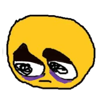 😪 Emoji, Triste, Deprimido, Emocional, Chorando telegram sticker