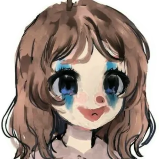 🤡 ศิลปะ, ตัวตลก, ภาพวาด, ภาพประกอบ, ภาพเหมือน telegram sticker