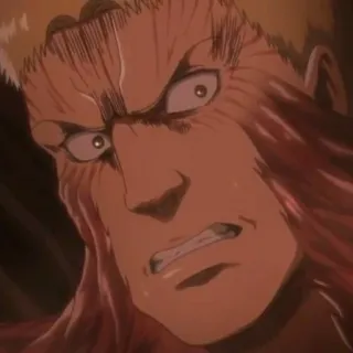 🐱 Colossal Titan Attack on Titan anime, titan, attack on titan, colossal titan, monster, horror whatsapp sticker