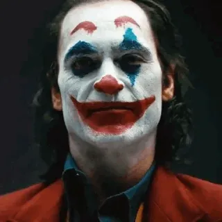 🃏 Joker Joker, clown, movie, villain, comic book telegram sticker