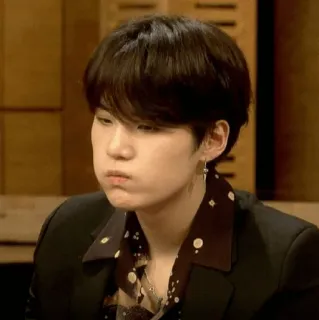 💭 Suga kpop, suga, min yoongi, funny face, singer, korean, member, music telegram sticker