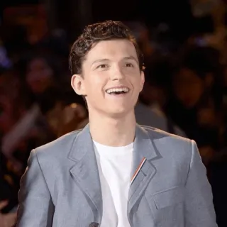 ⚙ Tom Holland actor, celebridad, hombre, retrato whatsapp sticker