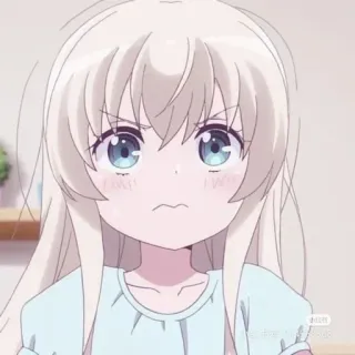 💁 Anime-Mädchen, Cartoon, Süß, Wütend, Ausdruck telegram sticker