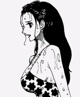 🥵 Nico Robin One Piece Anime, Manga, Nico Robin, One Piece, Fanart, Charakter telegram sticker