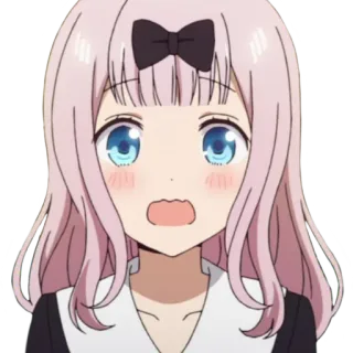 😱 Chika Fujiwara Kaguya-sama: Love Is War Anime, Chibi, Manga, Süß, Kawaii, Mädchen telegram sticker
