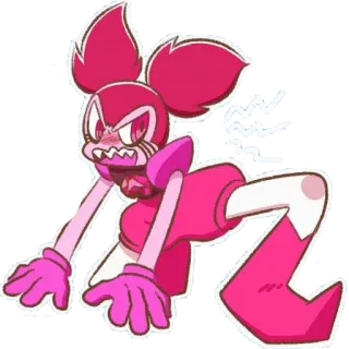 🤬 Spinel Steven Universe kartun, animasi, Spinel, Steven Universe, karakter, merah muda, marah whatsapp sticker