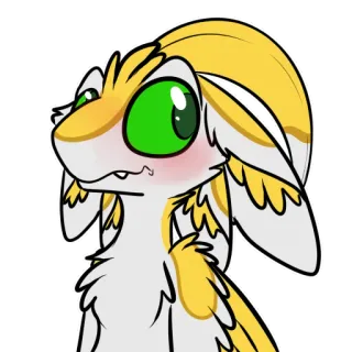 😳 Furry, Anthro, Personagem, Animal, Arte, Ilustração telegram sticker