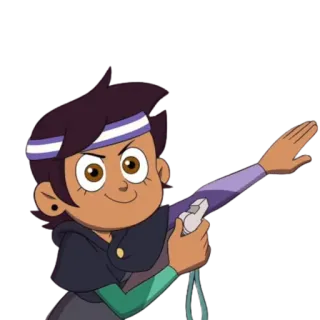 🤾‍♂️ Luz Noceda The Owl House dibujo animado, anime, chica, dab, lindo, divertido telegram sticker
