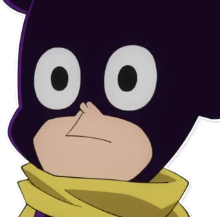 😶 Minoru Mineta My Hero Academia anime, my hero academia, mineta, cartoon telegram sticker