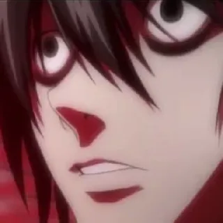 📓 L Lawliet Death Note L, Death Note, Аниме, Детектив, Манга, Интеллект telegram sticker