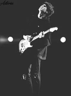 ⛓ Asteria music, musician, guitar, band, concert, singer telegram sticker