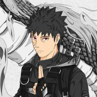🥴 Obito Uchiha Naruto anime, manga, ninja, character, obito, uchiha, naruto telegram sticker