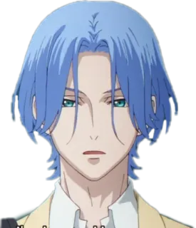 😯 Langa Hasegawa SK8 the Infinity Anime, Langa, Hasegawa, SK8 the Infinity, blaue Haare, Charakter telegram sticker