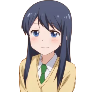 😊 anime, girl, character, schoolgirl, cute telegram sticker
