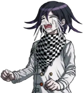 😭 Kokichi Oma Danganronpa V3: Killing Harmony Anime, Pleurs, Kokichi Oma, Danganronpa, Émotionnel, Triste whatsapp sticker