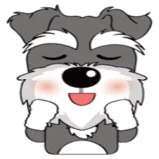 ☺️ perro, dibujos animados, lindo, animal, pegatina telegram sticker