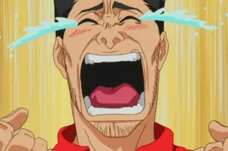 😭 crying, anime, sad, emotional, tears telegram sticker