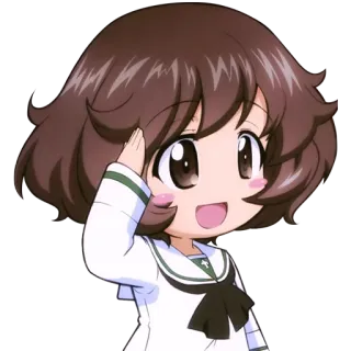 👍 Anime, Mädchen, Kawaii, Süß, Manga whatsapp sticker