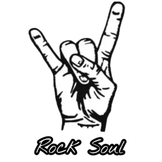 🤟 Rock Soul Rock, Soul, Musica, Gesto della mano, Corna telegram sticker