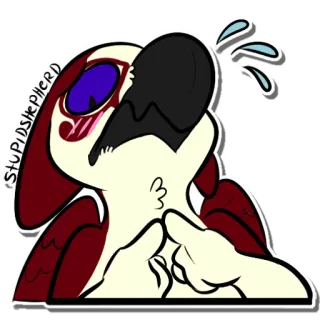 😳 STUPIDSHEPHERD искусство, цифровое искусство, мультфильм, персонаж telegram sticker