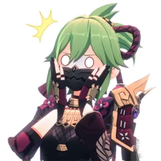 🧐 Kuki Shinobu Genshin Impact Anime, Jogo, Personagem, Kuki Shinobu, Genshin Impact telegram sticker