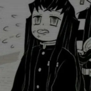 😿 Muichiro Tokito Demon Slayer アニメ, 無一郎, 鬼滅の刃, マンガ telegram sticker