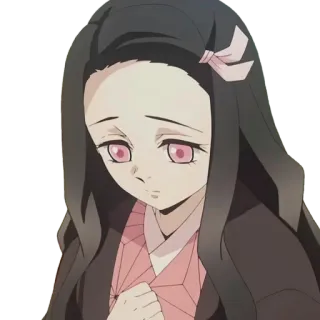 🥺 Nezuko Kamado Demon Slayer Anime, Nezuko, Dämon, Mädchen, Kamado telegram sticker