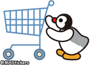 🛒 @MHStickers ステッカー, ペンギン, 漫画 telegram sticker