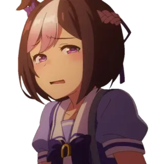 😨 Anime, Sedih, Gadis kuda, Menangis, Gadis anime telegram sticker