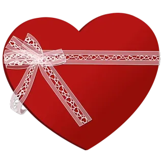💙 heart, love, valentines, gift, present, romantic, relationship telegram sticker