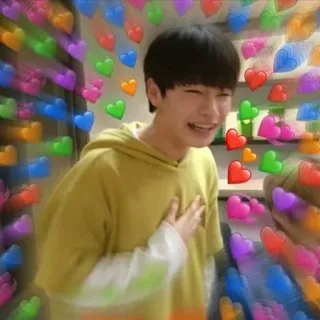 💕 愛, ハート, ファン, KPOP, アイドル, かわいい, 幸せ, 愛情 whatsapp sticker