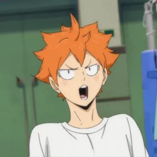 ☀️ Hinata Shoyo Haikyuu!! anime, manga, volleyball, sports, Haikyuu!! telegram sticker
