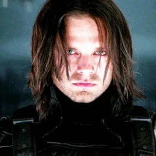 😐 Winter Soldier Зимний Солдат, Marvel, супергерой, солдат, боевик, персонаж комиксов telegram sticker