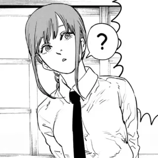 ❔ ? Anime, Manga, Fragezeichen, Verwirrt, Mädchen, Cartoon whatsapp sticker