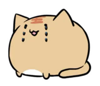 😭 chat, pleure, triste, mème, dessin animé, mignon, autocollant whatsapp sticker
