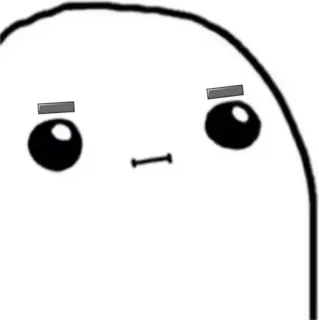 😐 Мем, Стикер, Смешной, Мультфильм whatsapp sticker