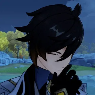 🤭 Zhongli Genshin Impact Anime, Jeu vidéo, Personnage, Beau, Genshin Impact, Zhongli telegram sticker