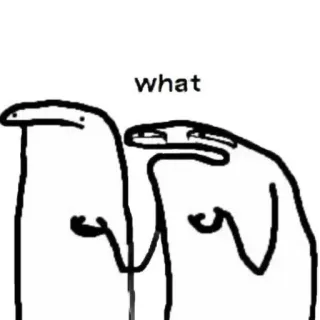 😦 what meme, florkofcows, bingung, pertanyaan, apa whatsapp sticker
