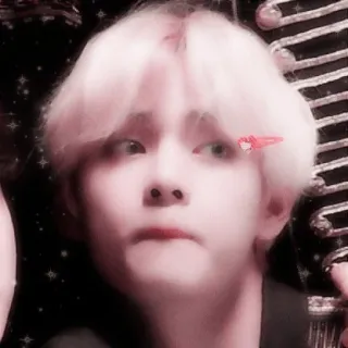 😀 V K-pop, BTS, певец, айдол, V, Ким Тэхён whatsapp sticker