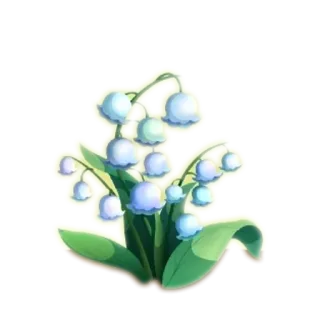 🍂 lelietje-van-dalen, bloemen, lente, plant, natuur telegram sticker