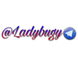 🌟 @Ladybugy joaninha, telegrama, mídias sociais, nome de usuário, perfil, internet telegram sticker