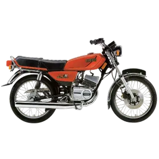 🙂 motocykl, Yamaha, motocykl, pojazd, RX-S, transport telegram sticker